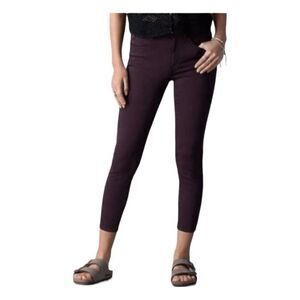 American Eagle Jegging Jeans Purple Color Wash High-Rise Crop Denim 0